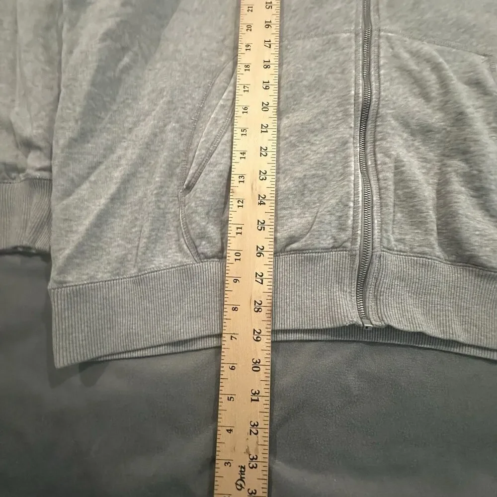 Air Jordan Hoodie Mens 2XL Full Zip Jumpman Logo Gray Fleece Mock Neck